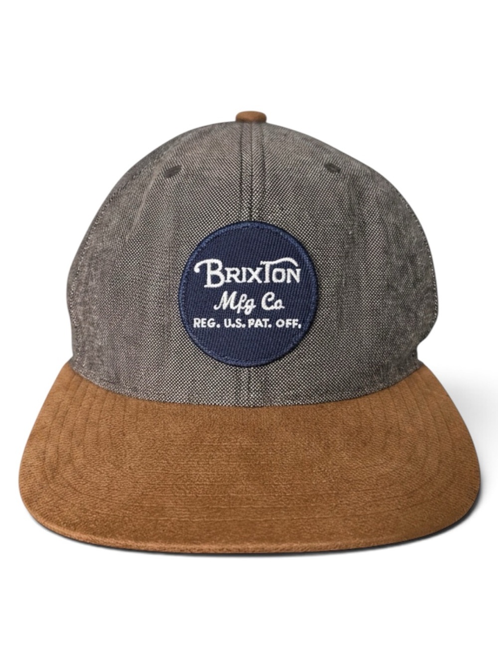 Brixton Two Tones Brown Patch Snapback Hat